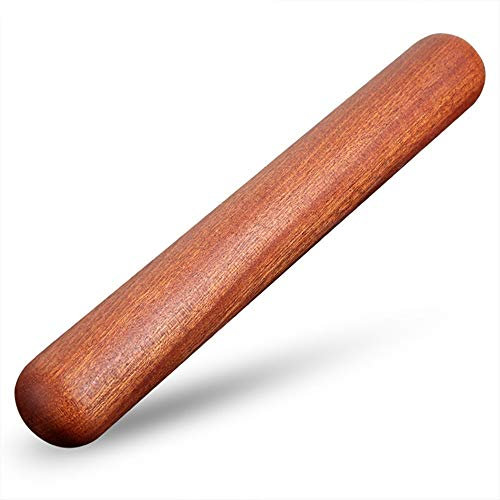 Rouleau à Pâtisserie Rouleau à Pâtisserie en Bois Massif Rouleau à Pâtisserie Consommateur et Commercial Bâton de Nouilles Bâton Bâton (Couleur: Bois, Taille: 30x2.5cm) (Wood 30x2.5cm)