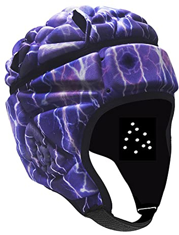 Casco da Rugby da uomo e donna, casco di protezione calcio Responsivo, berretto anti-collisione sportivo regolabile per calcio Rugby Skateboard Hockey