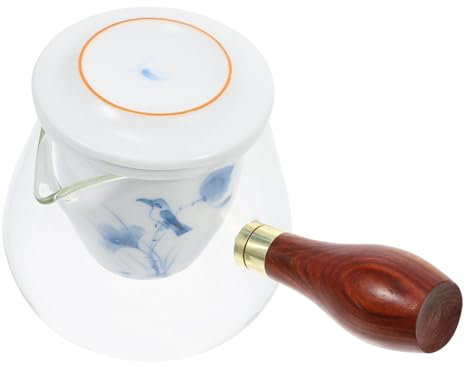 Cabilock Recipiente Para Hervidor De Vidrio Tetera Portátil Para Casa De Té y Oficina