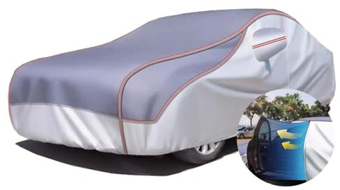Housse de Voiture Anti-grêle pour Ford Figo, Anti-Rayures Plus Coton Durable bâche de Voiture Hiver extérieur Couverture complète avec antivol Tissu Oxford Garage
