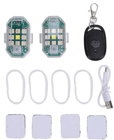 2PCS Drone LED Strobe Light for NEO for AIR 3S, Flying Anti Collision Drone LED Flash Lamp with Remote Control