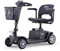 Discover Mobility Expedition 4mph Portable Long Range Mobility Scooter with Splitting Function 20AH (Black)