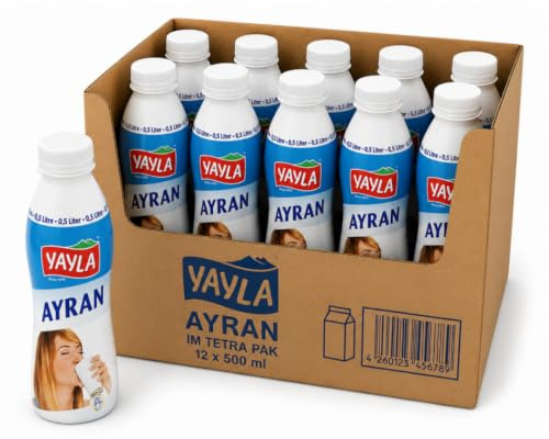 Silifke Ayran - Boisson au Yaourt au Lait Pratique et Rafraîchissante 330 Militres, 6 Boissons