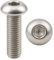 ProRaje - Viti in acciaio inox M8 x 20 mm, testa bombata BTR, diametro 8 x 20 mm, vite cilindrica M8 x 20 mm, BHC a 6 esagonale incassata (chiave allen), acciaio inossidabile A2-70 (V2A/304), DIN ISO