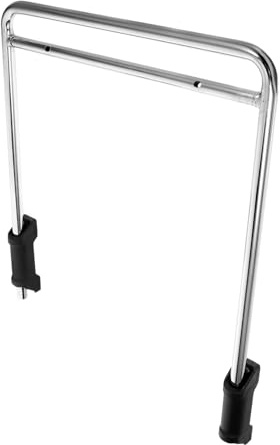 POPETPOP Repose-Pieds Rétractable pour Chaise De Bureau en Acier Inoxydable 37 Cm Support De Repose-Jambes pour Chaise Gaming Accessoire Ergonomique pour Usage Quotidien Au Bureau