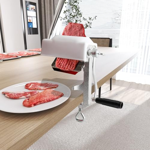LALABU Fleischzartmacher Maschine Fleischklopfer Metall Fleischzerkleinerer,180x74x 250mm Fleischklopfer Maschine zum Zartmachen von Fleisch/Huhn/Steaks Küchenhelfer Kochzubehör