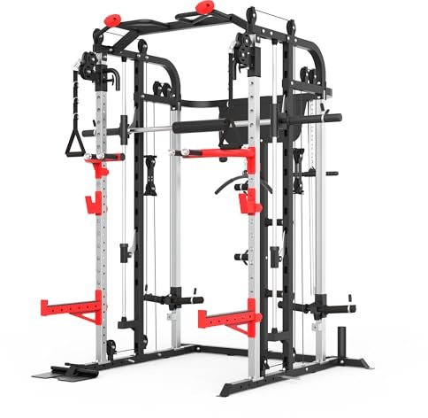 MARCY Power Rack con Macchina Smith SM-4500 - Peso 124,4kg - Peso utente 136kg