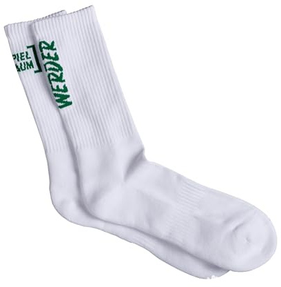 Werder Bremen Spielraum Socken 1 Paar (DE/NL/SE/PL, Numerisch, 43, 46, Regular, Regular, weiß)