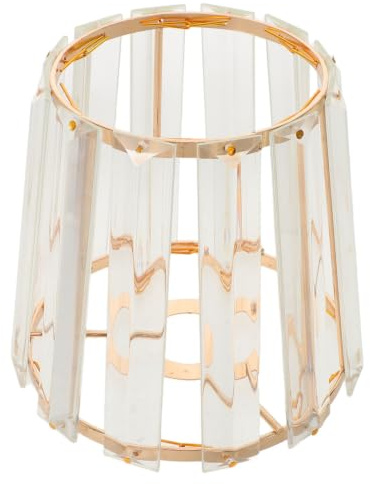 Glass Lamp Shade Replacement Small Crystal Light Cover for Ceiling Fixture Living Lighting Decorative Light Shade Cover