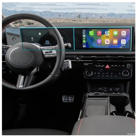 Nano Screen Protector Toucscreen For Hyundai For Tucson 2024 2025 12.3 Inch Car Instrument Dashboard Digital Cockpit Tempered Glass Screen Protective Film Car GPS Protective Film
