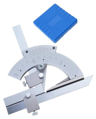 Metall Nonius Winkelmesser, 0-320°, Messlineale, Messinstrument für Holzbearbeitung/Bau, Bauwinkel Lineale