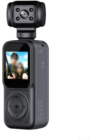 Caméra d'action 4K pour Ultra HD avec enregistreur vidéo compact pour aventures en plein air, cyclisme, randonnée, appareil d'enregistrement de sports à faible luminosité