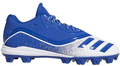 adidas Men's Icon V Bounce Mid Baseball Shoe, Collegiate Royal/Collegiate Royal/White, 51 1/3 EU