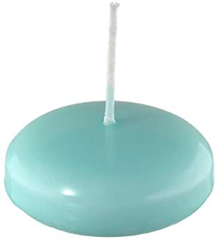 Kopschitz Schwimmkerzen Türkis 40 x Ø 80 mm, 8 Stück, XXL Schwimmkerzen