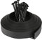 Randaco Bordure de pelouse flexible en plastique avec 30 piquets d'ancrage pour l'ancrage, bordure de parterre flexible, barrière ronde, longueur 10 m, hauteur 5 cm, noire