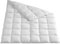 Häussling Home Couette en Duvet, 220 x 240 cm, pour Toutes Les Saisons, fabriquée en Allemagne, 90% Duvet, Convient également aux Personnes allergiques, Housse 100% Coton, Blanche