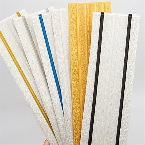11.5M Flexible Zierleisten Selbstklebend, Zierleisten Sparpaket, Kronenformen, Deckenleiste, für Spiegelrahmen Wandkante Wandverkleidung Schrank Wohnkultur Heimdekoration, Schälen und Aufkleben ( Colo