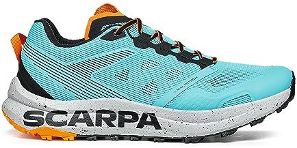 Scarpa M Spin Planet Blau - Leistungsstarker nachhaltiger Herren Trailrunningschuh, Größe EU 43 - Farbe Azure - Black