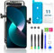 Hoonyer for iPhone 11 Pro Max Screen Replacement Kit 6.5 Inch LCD Display 3D Touch Digitizer Glass Assembly with Repair Tool Kit + Waterproof Adhesive + Screen Tempered Protection