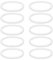 Xthrotsenk 10 Stück Armband Damen Perlen Weiß Braut Hochzeit Perlenarmbänder Stapelbare Künstlichen Perlen Armbänder Stretcharmband, Perlenarmband Damen Weiß Für Frauen Vintage Schmuckset