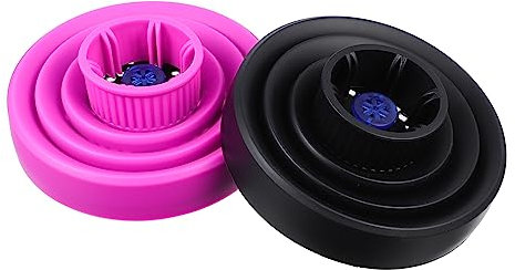 Vaguelly Silicone Folding Hood for Hair Dryer Diffuser Attachment for Curly Hair Travel Diffuser