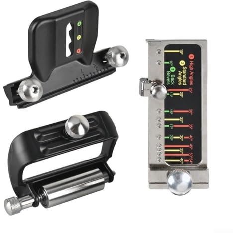 Sileduove Utensile in lega di alluminio per la lavorazione del legno, affilatura regolabile per scalpello, coltello pialla, migliore stabilità e meccanismo di bloccaggio sicuro