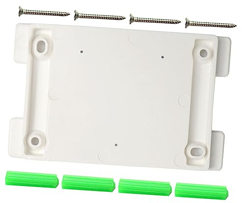 Holibanna Cd Player Bracket Board Accessory Screws Wall Mount Fixed Player Installation Part Replacement Fixing and Repair in White Random Color