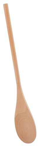 POPETPOP 24pcs Long Handle Spoon Unfinished DIY Soup Cooking Utensils Nonstick Mixing Spoons for Baking Stirring and Crafting Versatile Kitchen Tools