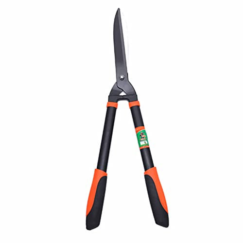 Garden Hedge Shears Gardening Tools, with Blade and Strong Steel Handles Manual Clippers for Trimming Borders Topiaries Boxwood