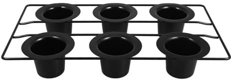 CHICAMPERA Cup Nonstick Muffin Cup Baking Pan Giant Cupcake Mould Carbon Steel Muffin Tin Style Baking Mould Cupcake Carrier
