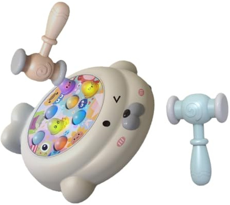 HEALSOPTHY Jouet Attaque De Taupe Éducatif Jouet De Taupe Amusant pour Garçon Fille De Développement Précoce Adorable Attaque De pour Exercer La Coordination Œil-Main