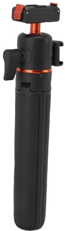 Luqeeg Perche à Selfie avec Trépied et Rotule Rotative à 360 Degrés, Trépied pour Téléphone Compatible avec la Caméra Sport Action 4/5 Pro Accessoires 2 en 1 à Fixation Rapide
