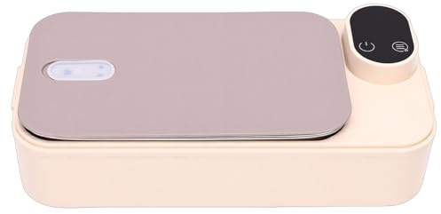 CCYLEZ Eléctrica, Recargable Portátil de Acero Inoxidable 304, Calentador de Alimentos con Pantalla Digital y Batería de 7200 MAh, para Coche de Viaje de Oficina