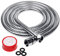 Rovtop Brauseschlauch Flexibler Messingschlauch Doppelverriegelung 1.8 M Lange Chrom