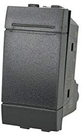 Pulsante Compatibile Con Bticino Living Light (Nero)