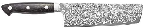 Kramer by ZWILLING EUROLINE Damasco Collection - Coltello tedesco Nakiri affilato da 16,5 cm, realizzato in una fabbrica tedesca di proprietà dell'azienda con acciaio speciale perfezionato per quasi