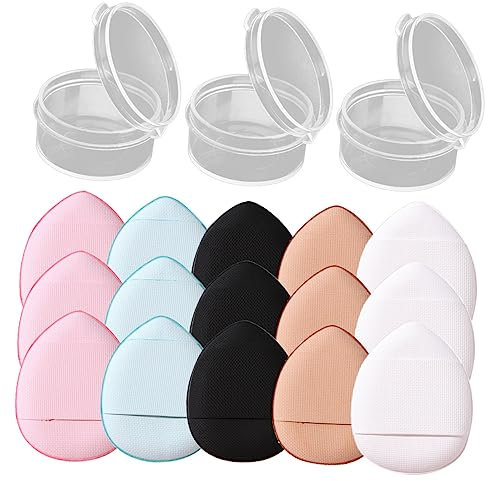 Beavorty 15stücke Mini-puderquaste Waschbar Make-up-quaste Puder-gesichtsquaste Mini-puder-gesichtspuff Puder-make-up-tool Lose-puderquaste Frauen Mini-puderquaste-quaste Make-up Frauen