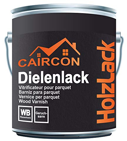 Parkettlack Holzlack Treppenlack Dielenlack Fußbodenlack Weiß Matt - 2,5L