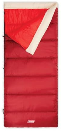 Coleman Flatlands Adult Sleeping Bag 30/40/10.0°C 100% Recycled Material Large and High Options Cool Weather Sleeping Bag