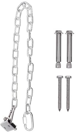 Alasum 1ensemble De Suspension Inoxydable pour Balançoire Fixation Légère Et Résistante Accessoire pour Hammocks Et Chaises Suspendues Utilisation Intérieure Et Extérieure