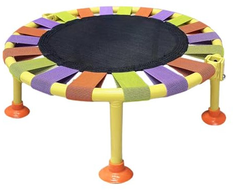 Fitness-Trampolin, Mini-Trampolin | Übungs-Sprungbett - Zusammenklappbares Trampolin mit Einer maximalen Belastung von 165 Pfund, Mini-Fitness-Trampolin für Kinder und Erwachsene