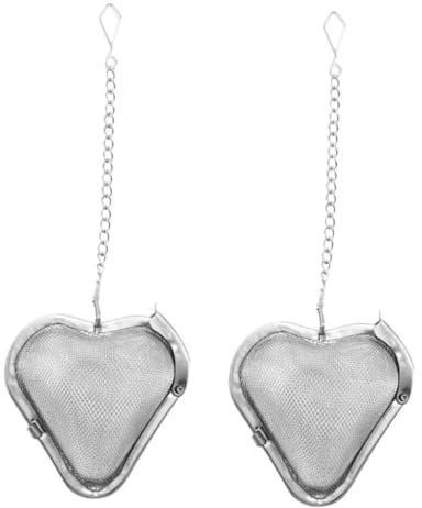 Ciieeo Stainless-Steel Tea Strainer Heart Design Infuser for Loose Leaf Tea Filters