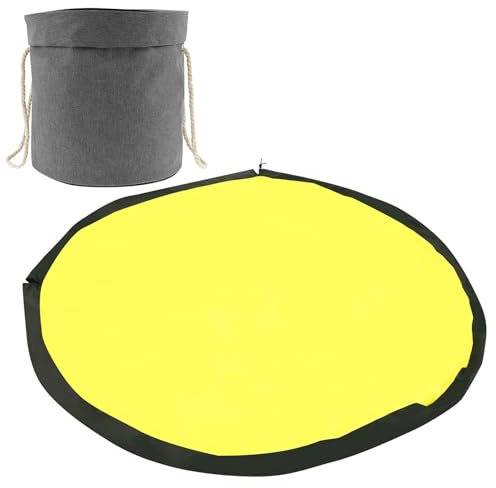 Sacco di pulizia Play and Go 31 x 31 cm, custodia per giocattoli per bambini con tappetino da gioco, 150 cm, tessuto Oxford, design del manico, organizer per riporre rapidamente vari giocattoli