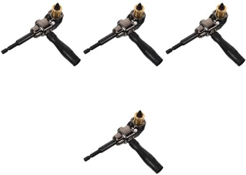 Mikikit 4pcs Socket Drill Adapter for Impact Driver Drill Bit Bit Tip Holder Easy Tightening