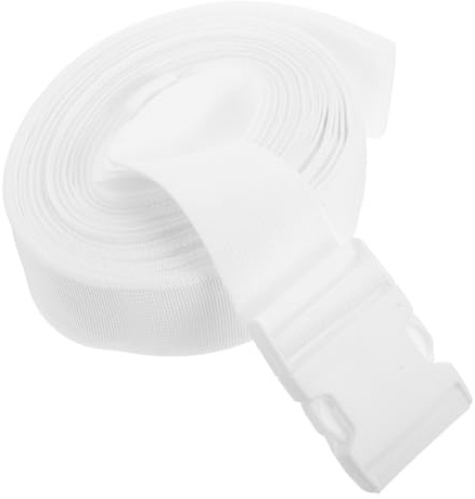 KONTONTY Sangles Élastiques Réglables pour Attaches à Draps De De Sûre Et Confortable Blanc Adapté à Matelas Simples Et Doubles
