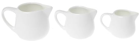 LLTCMYGS Montessori Keramik Milchkännchen Set, Liquid Transfer Lehrmittel-Set (3 Stück)