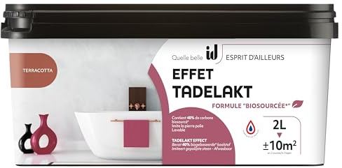 ID ENDUIT LISSE EFFET TADELAKT TERRACOTTA 2L PARIS