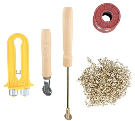 Alomejor Imker-Starter-Werkzeugset, Langlebiger Drahteinbetter, Bienenstock-Drahtspanner für Anfänger und Erfahrene Imker – 2 Stück Drahteinbetter, Rahmenspanner, Sichere Verwendung für Lange Zeit –