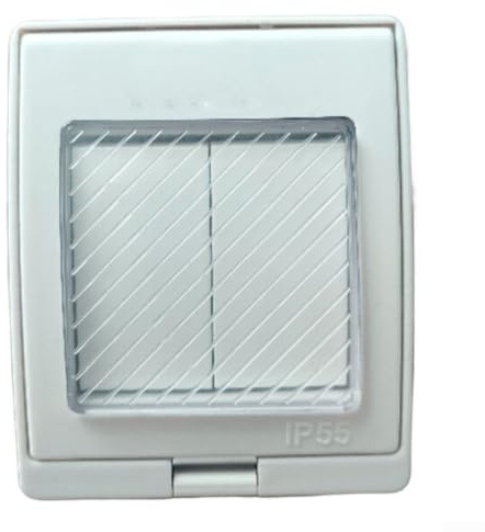 Interruttore impermeabile della parete del pulsante del campanello esterno IP55 per la costruzione dell'ABS del giardino domestico 250V (JYL-2GS)