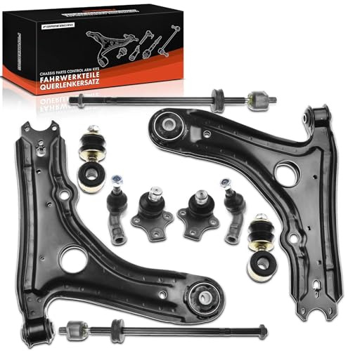Frankberg 8x Querlenker Koppelstange Traggelenk Vorne Kompatibel mit Golf III 1H1 All Motoren 1991-1998 Golf IV Cabriolet 1E7 All Motoren 1998-2002 Replace# 1H0407151